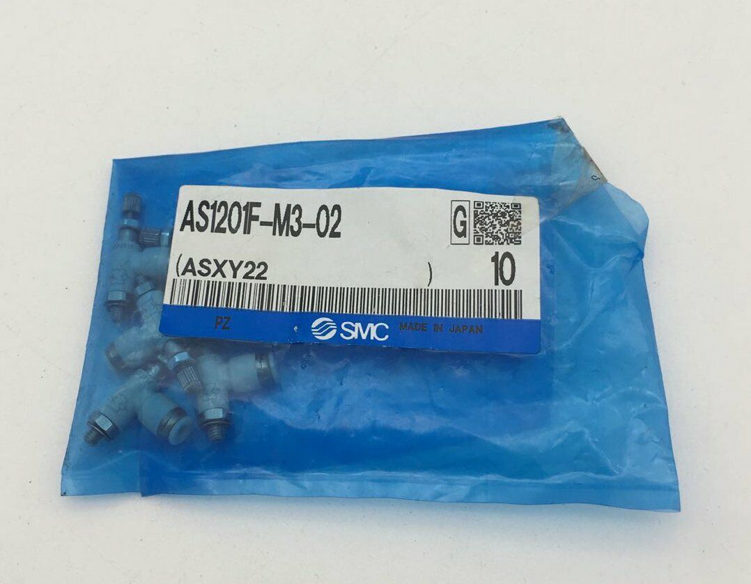 1Bag SMC AS1201F-M3-02 Throttle Valve - SMC