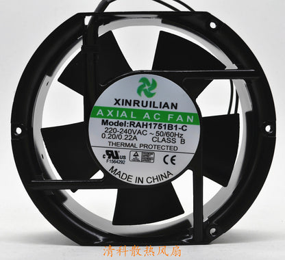 new XINRUILIAN RAH1751B1-C Inverter Cabinetcooling fan 220/240VAC 17251 2wire