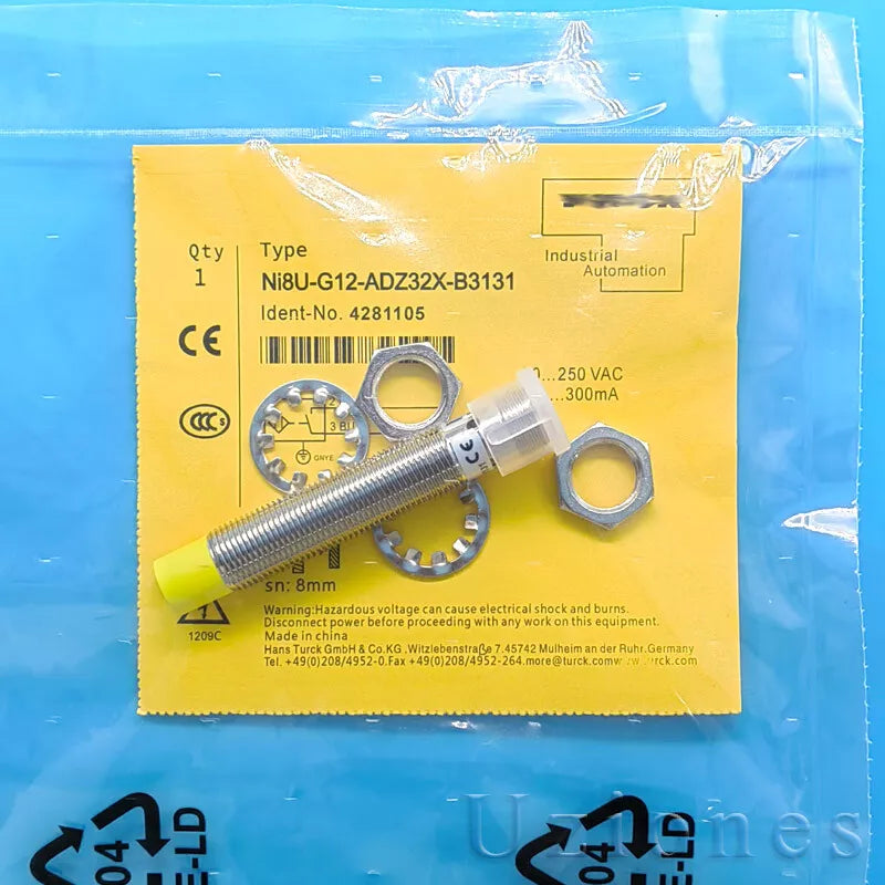 TURCK NI8U-G12-ADZ32X-B3131 Inductive Sensor - Smart Detection, 12x ADZ32X Module - TURCK