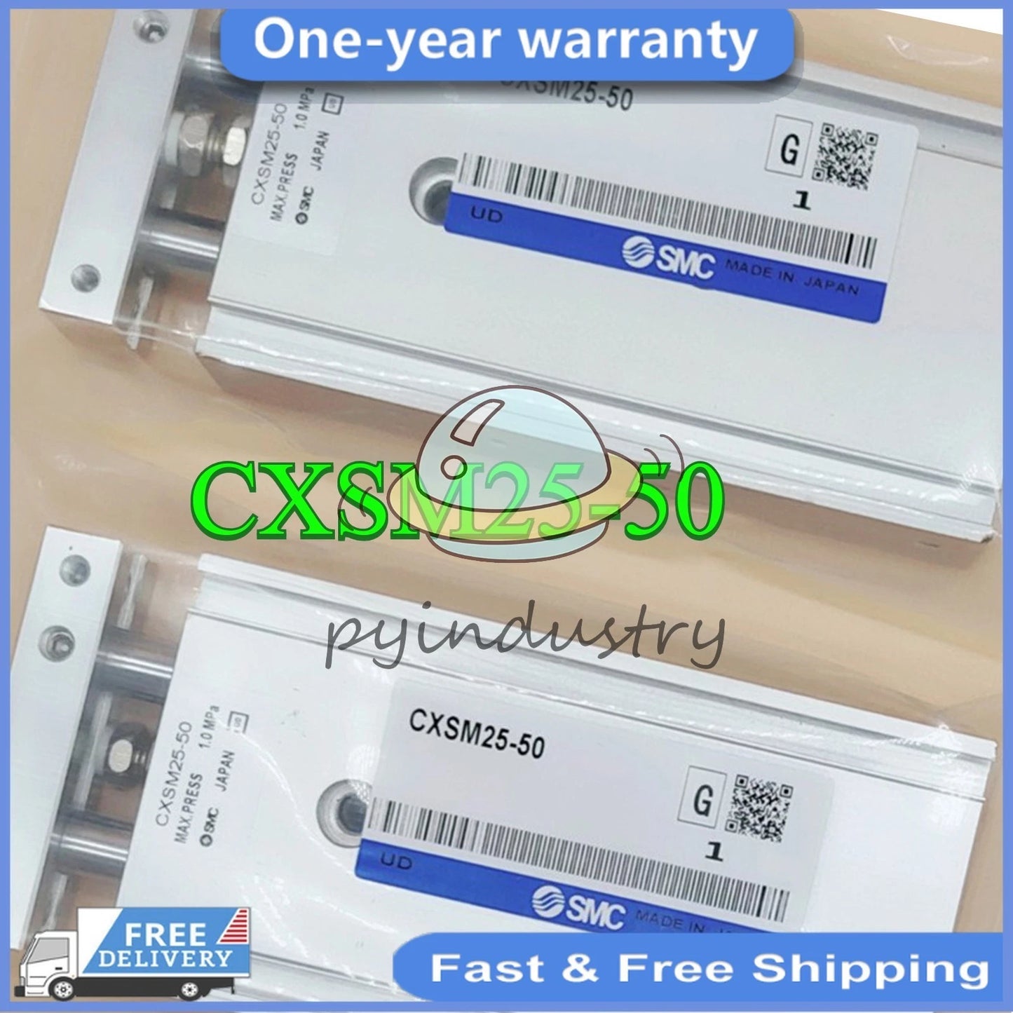 CXSM25-50 1PC SMC Cylinder CXSM2550 Fast Ship