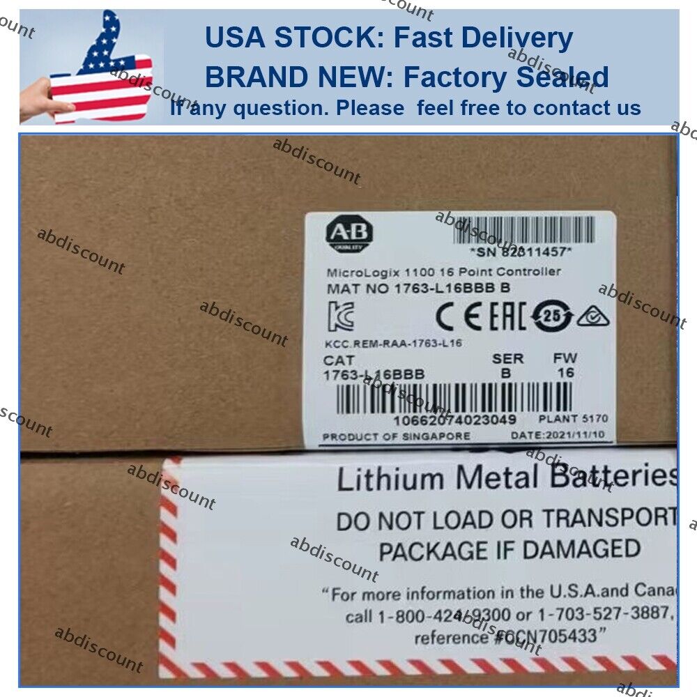 Allen Bradley MicroLogix 1100 16 Point Controller 1763-L16BBB SER B Allen Bradley MicroLogix 1100 16 Point Controller - ALLEN BRADLEY