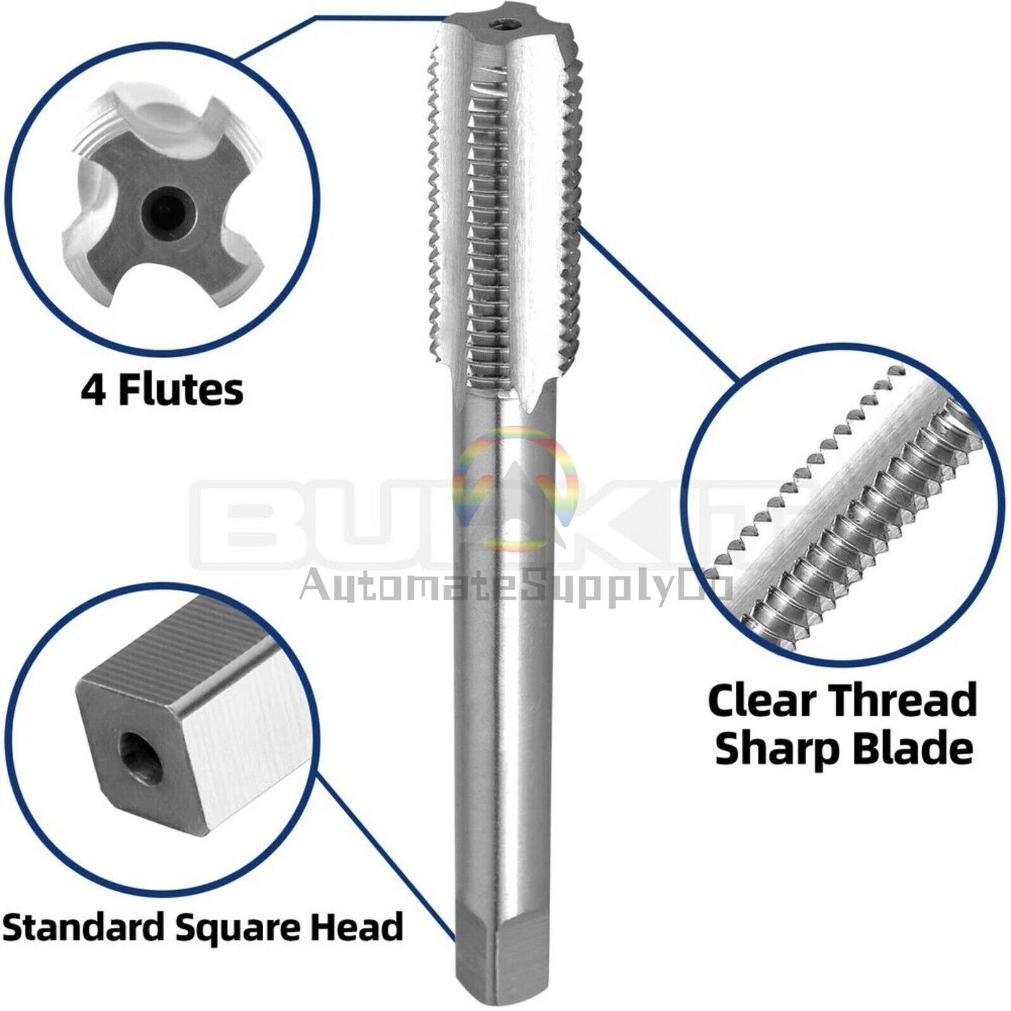 M18 X 1 Tap and Die Set Right Hand, M18X1 Machine Tap and Round Die