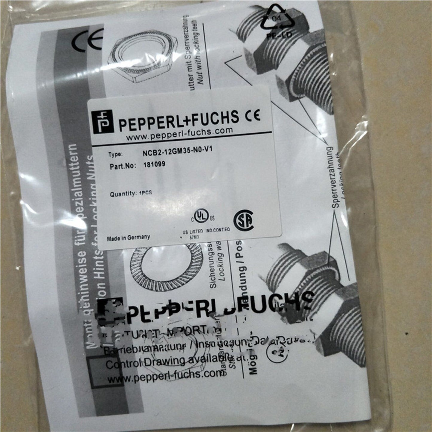 NCB2-12GM35 proximity switch Pepperl+Fuchs - PEPPERL+FUCHS