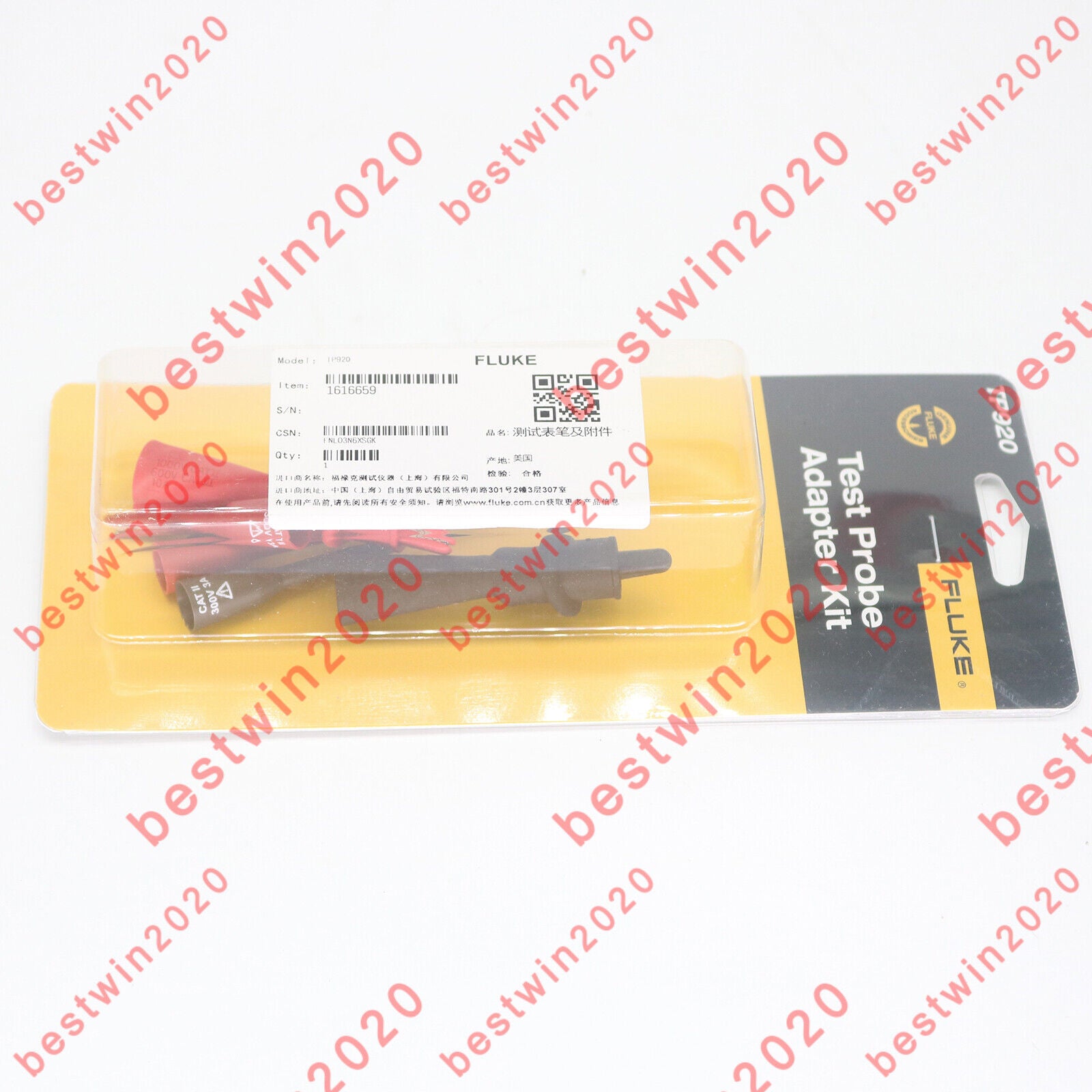 New One Fluke Test Probe Adapter Kit TP920 - High Precision TP920 Adapter for Lab and Professional Use - FLUKE