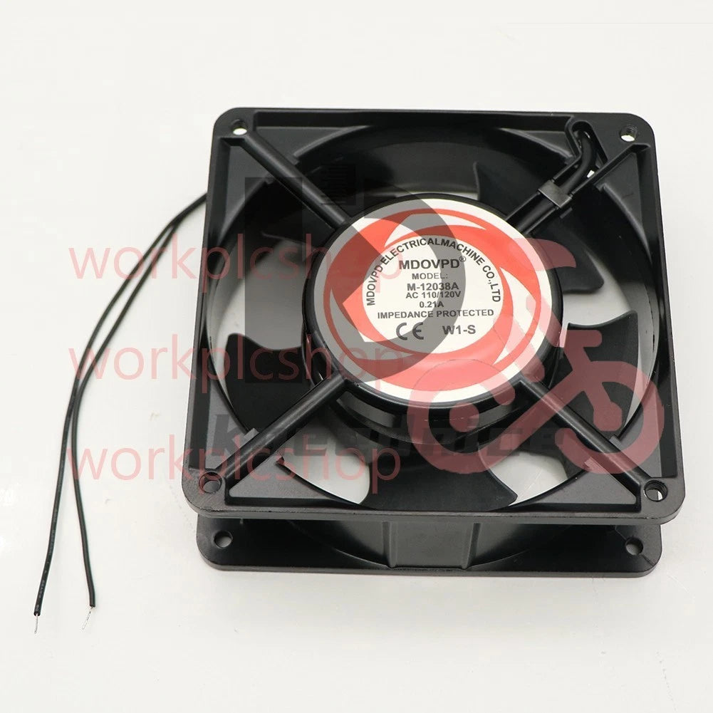 1PCS 2-wire high temperature cooling fan M-12038A W1-S 110/120V 0.21A