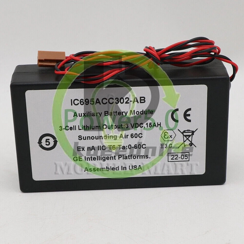 1PCS IC695ACC302-AB For GE FANUC Auxiliary Battery Module "In Stock