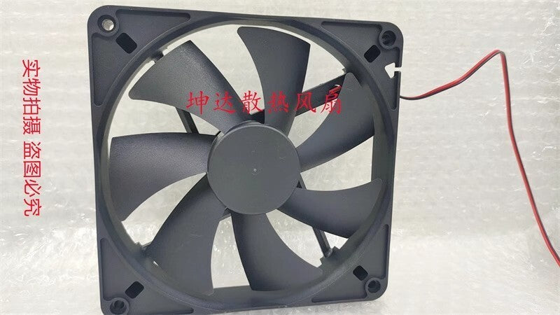 Delta AFB14025SM 14025 DC24V 0.38A 14CM 2-Wire Inverter Ball Mute Cooling Fan