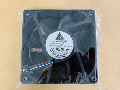 used Delta AFC1212DE 12038 12cm 120mm DC 12V 1.6A pwm Ball Fan Thermostat