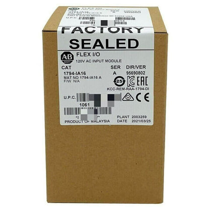 New Factory Sealed AB 1794-IA16 SER A Flex 120VAC Input Module 1794IA16 - KOEED