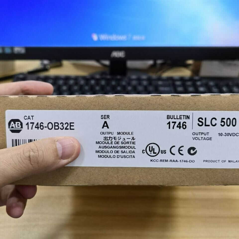 New Factory Sealed AB 1746-OB32E SER A SLC 500 32-Ch DC Output Module - ABB