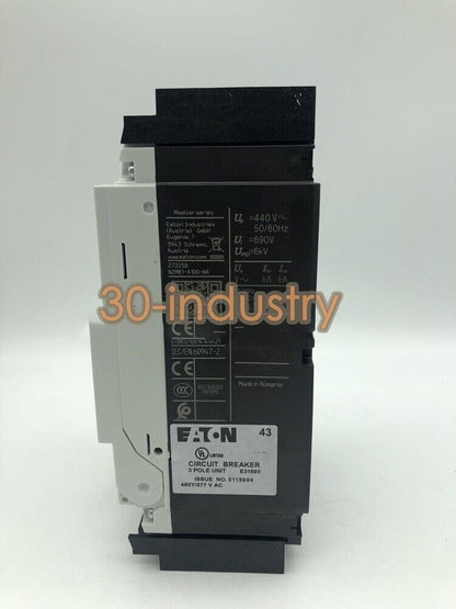 1PCS New Circuit Breaker For EATON NZMB1-A100-NA 3 pole 100A - KOEED