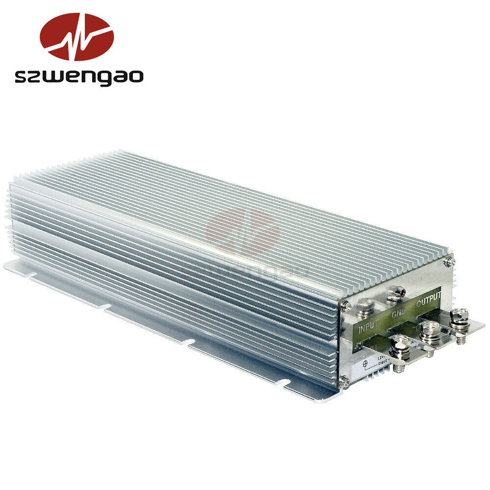 new 12V to 24V 50A 1200W Booster Automotive High Power Converter DC-DC - KOEED