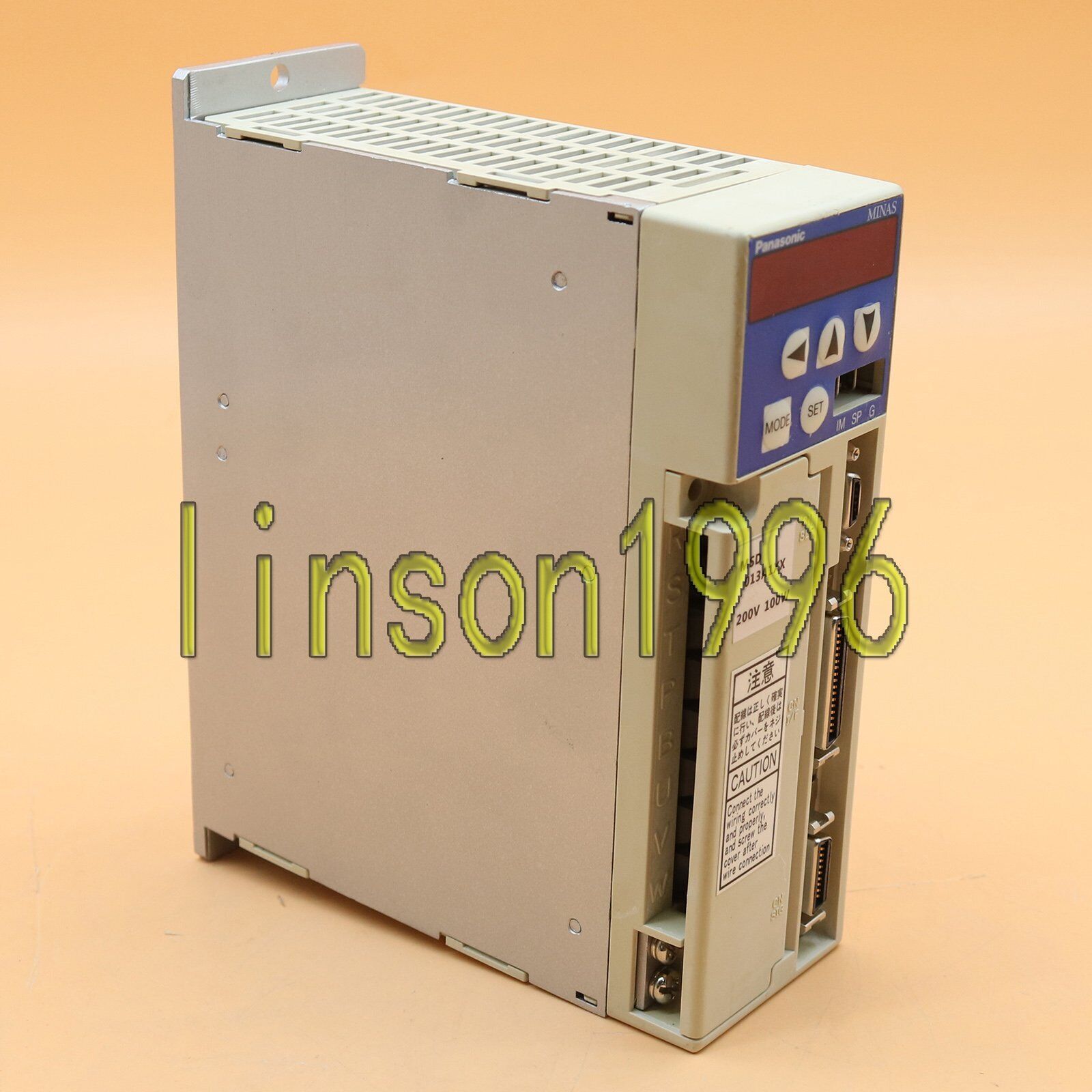 PANASONIC MSD013A1XX AC SERVO DRIVER 1PC 230V 2400 RPM 3.75KW - PANASONIC