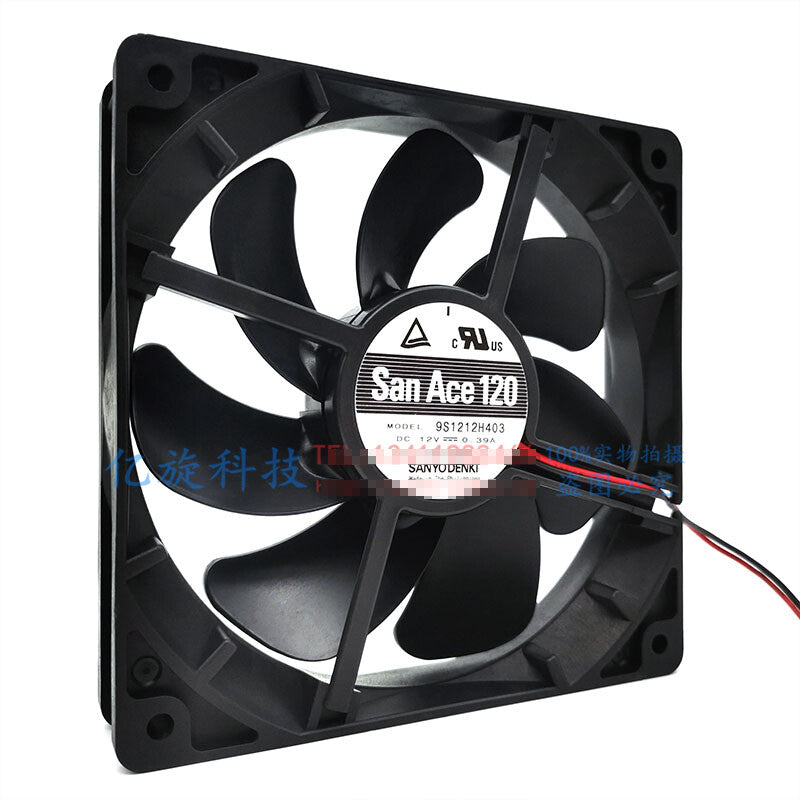 Sanyo 9S1212H403 12v 0.39A 12025 12cm silent cooling fan