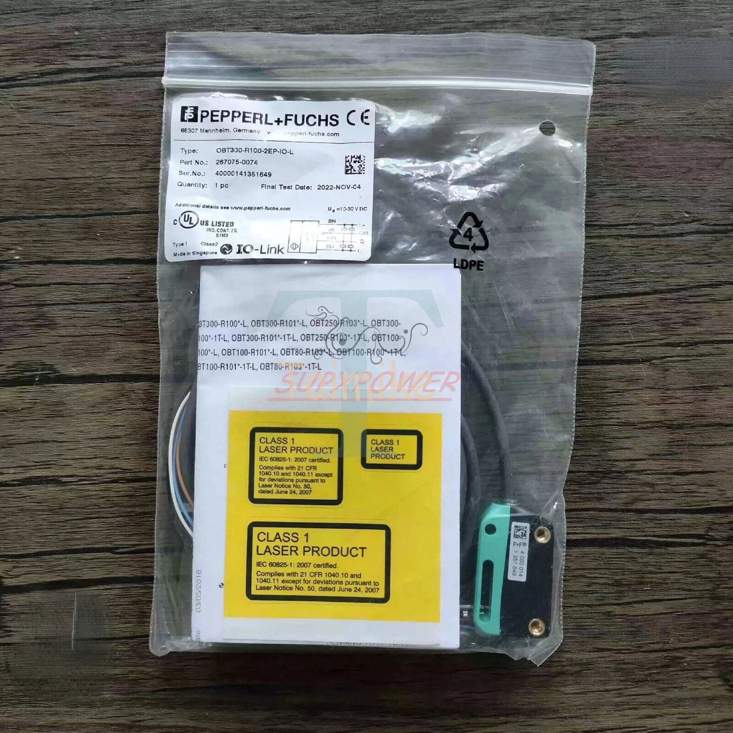 PEPPERL + FUCHS OBT300-R100-2EP-IO-L 267075-0074 (1PCS)