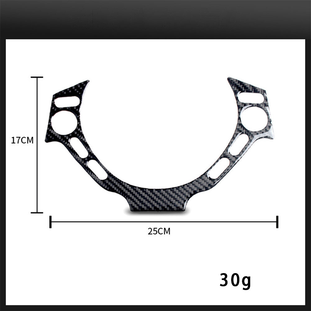 For 09-16 Nissan GTR R35 Matte Dry Carbon Fiber Steering Wheel Center Trim
