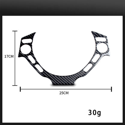 For 09-16 Nissan GTR R35 Matte Dry Carbon Fiber Steering Wheel Center Trim