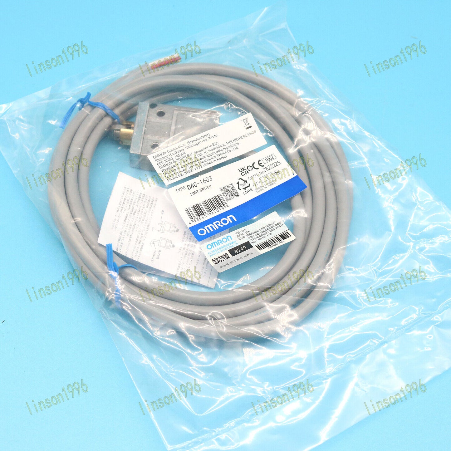 OMRON D4C-1603 Miniature Limit Switch Fast Delivery - OMRON
