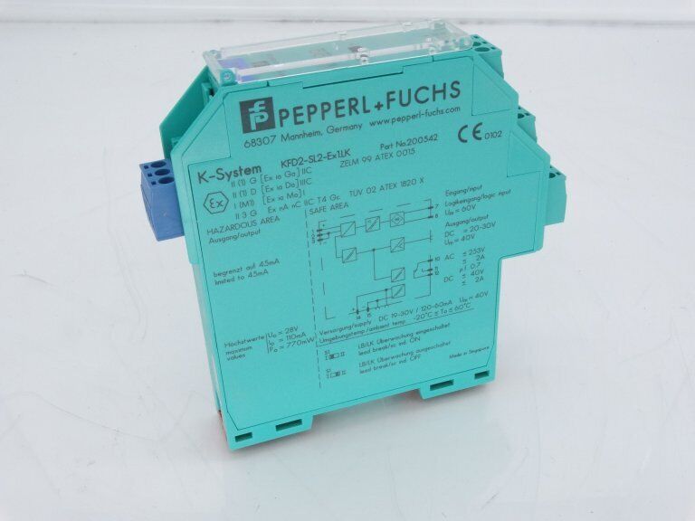 PEPPERL & FUCHS KFD2-SL2-EX1.LK Signal Conditioner - PEPPERL & FUCHS