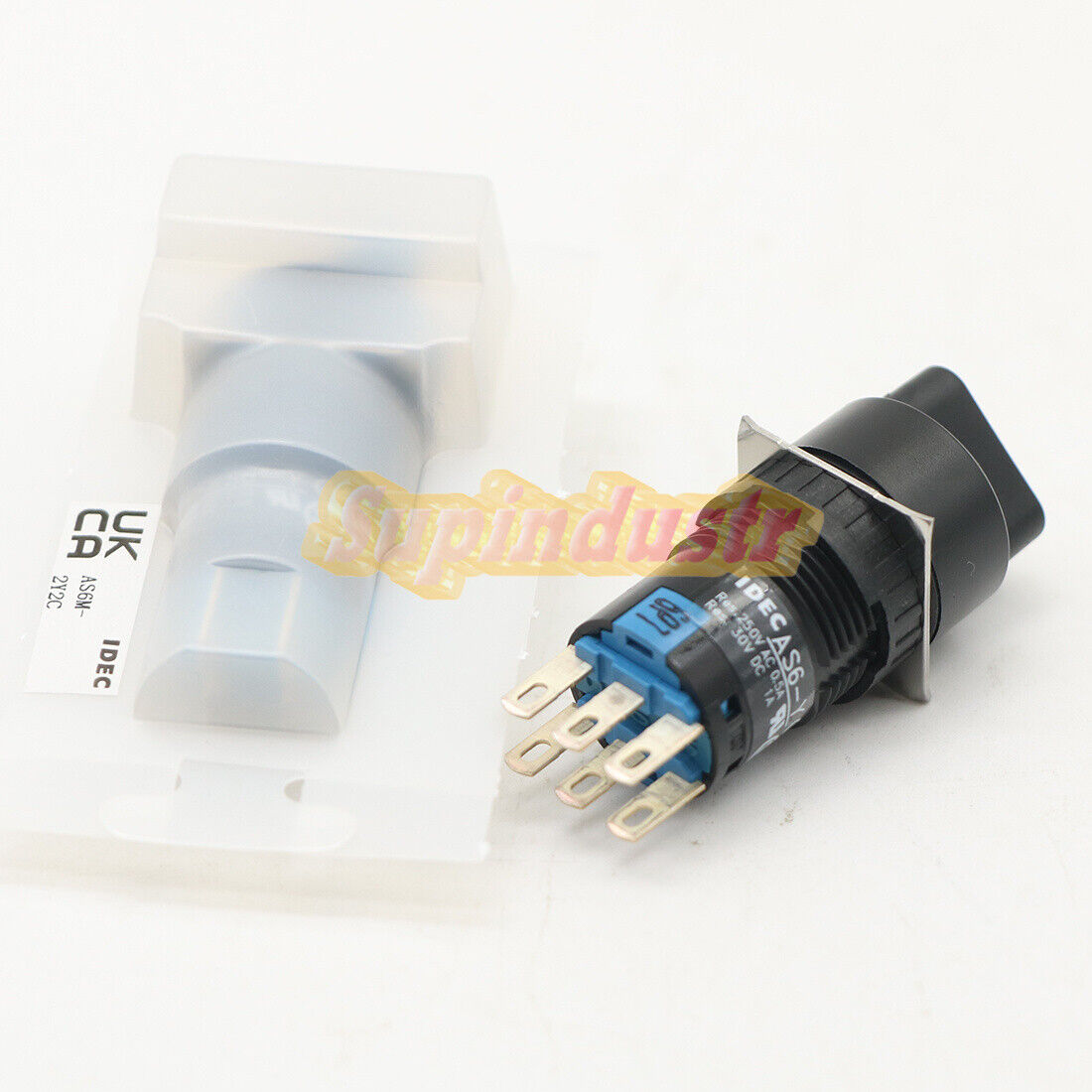 new  1PC IDEC AS6-Y knob second gear switch AS6-Y spot stock IDEC