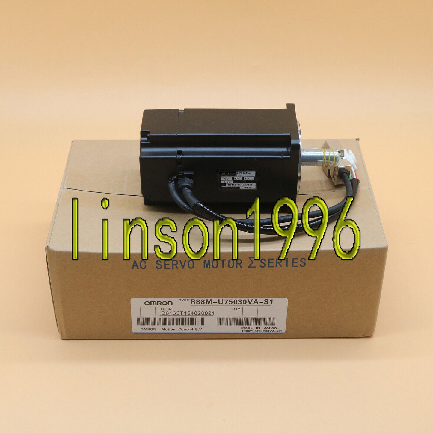Omron AC Servo Motor R88M-U75030VA-S1 In Box - OMRON