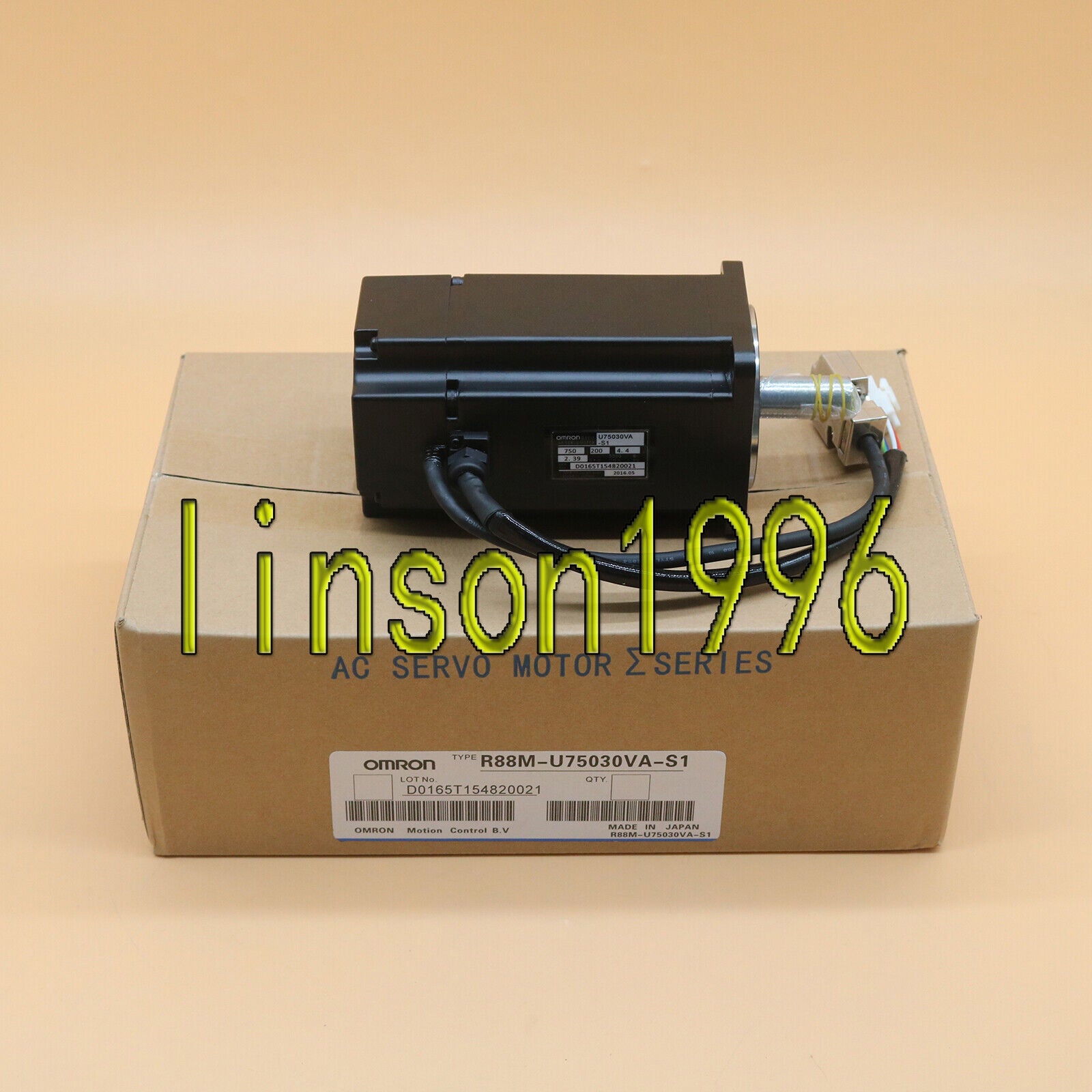 Omron AC Servo Motor R88M-U75030VA-S1 In Box - OMRON