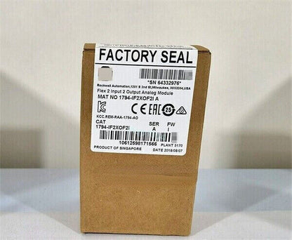 New Factory Sealed AB 1794-IF2XOF2I SER A FIex 2 LP Output Analog module - KOEED
