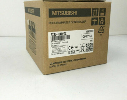 1PCS Mitsubishi PLC FX3U-16MR/DS FX3U-16MR-DS In Box - Free Shipping *TT
