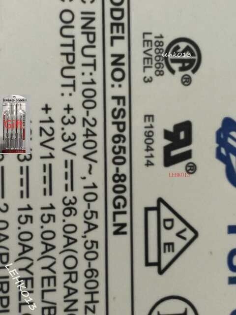 FSP650-80GLN Power Supply Unit - Reliable and Efficient Performance - FSP GROUP