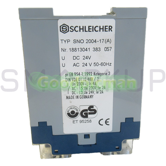 & Tested SCHLEICHER SNO 2004-17(A) Safety Relay 1Pcs/