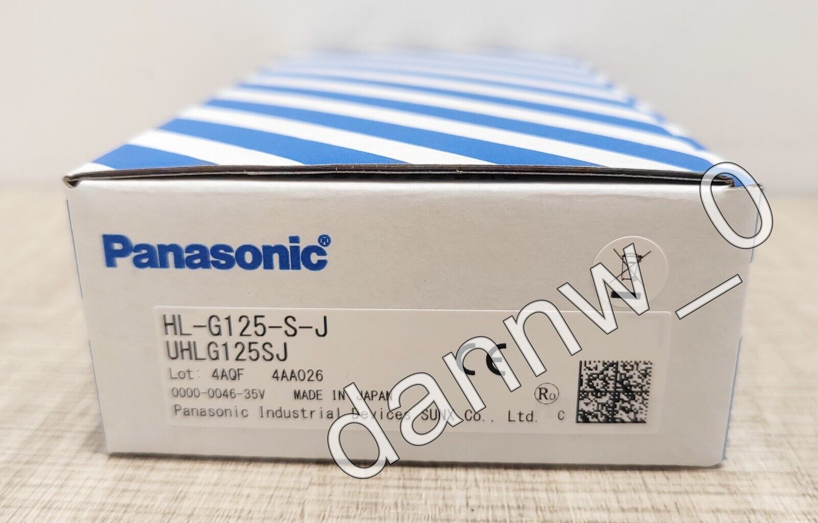 Panasonic Laser Displacement Sensor HL-G125-S-J - PANASONIC