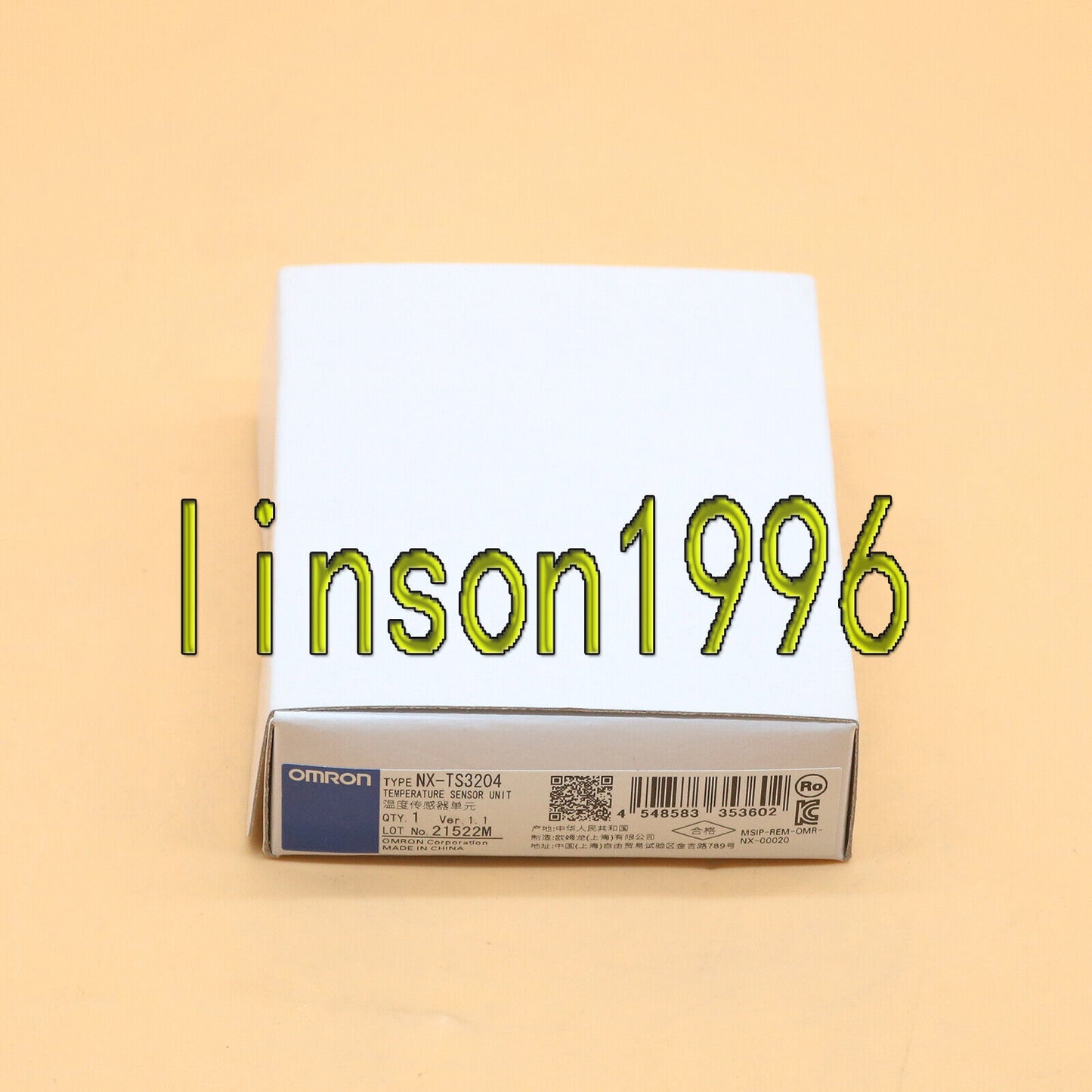 OMRON NX-TS3204 Temperature Sensor Unit in a Box - OMRON