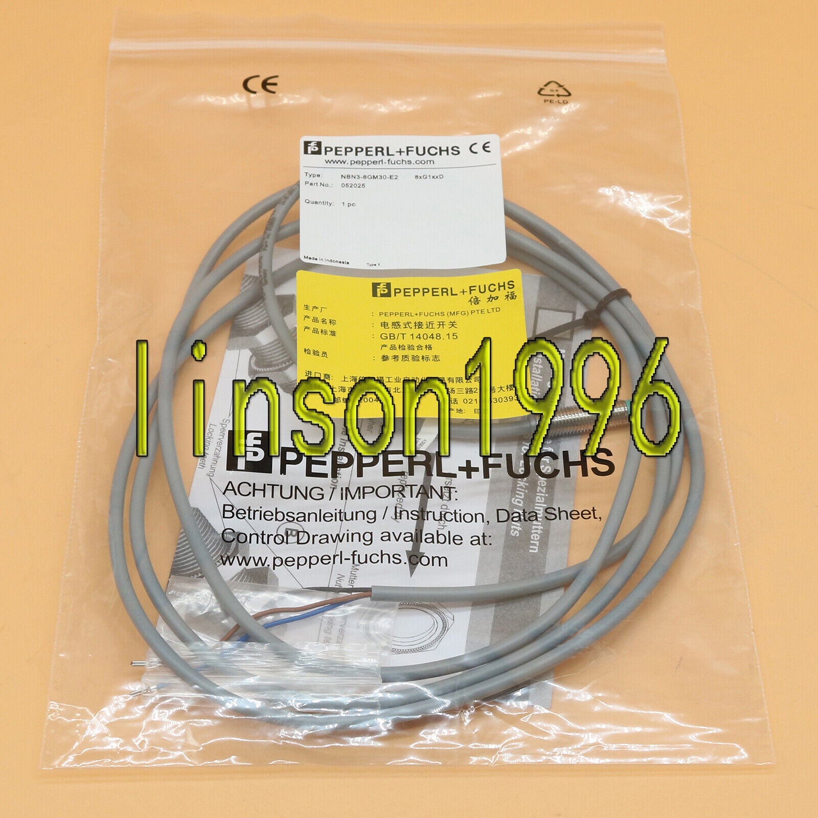 New One For Pepperl+Fuchs NBN3-8GM30-E2 Inductor Sensor - PEPPERL+FUCHS