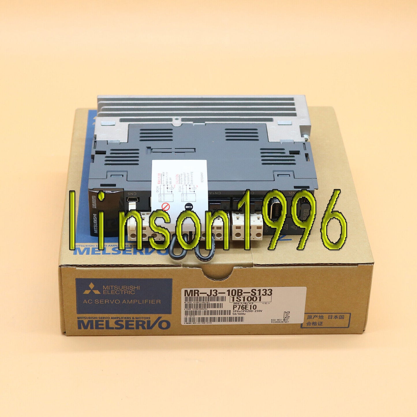 ONE Mitsubishi AC Servo MR-J3-10B-S133 CB Fast Ship - MITSUBISHI