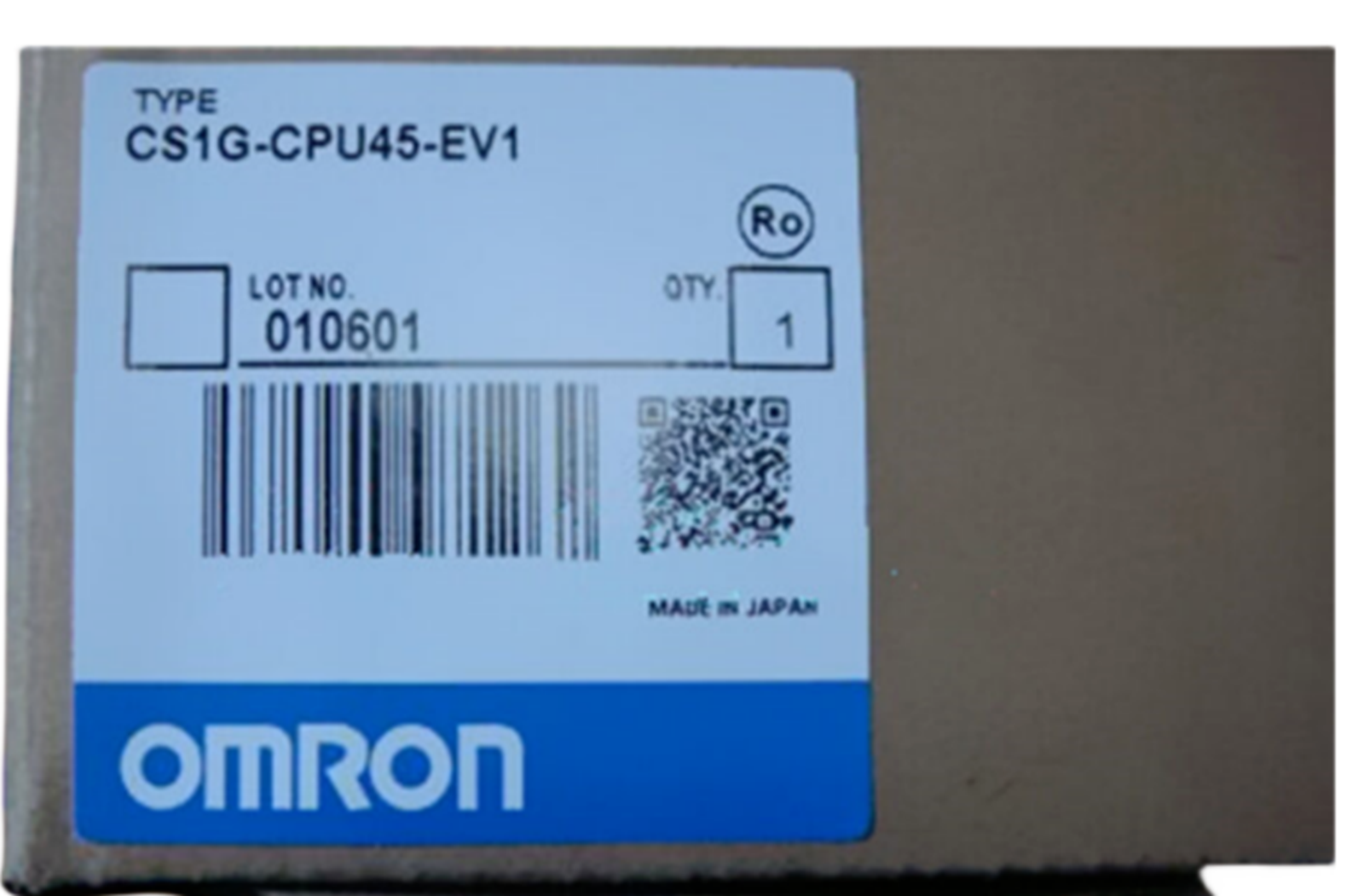 New Omron CS1G CPU45 EV1 PLC Module - OMRON