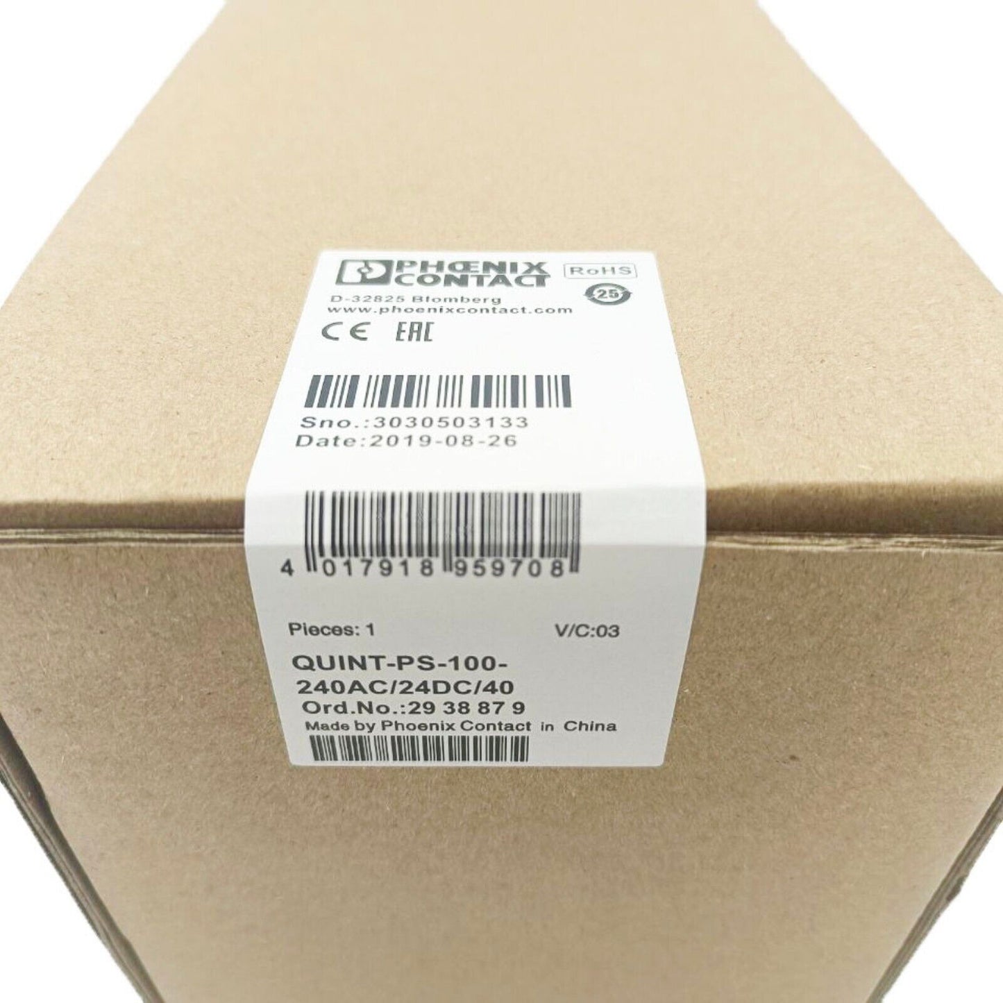 Phoenix QINT-PS-100 240AC/24DC/40 UPS - PHOENIX