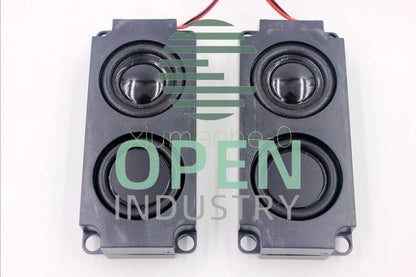2pcs 5W 8ohm Full Range Speaker Dual Vibration membrane Audio loudspeaker