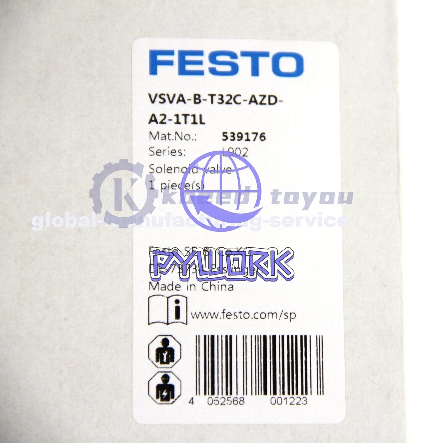 1Pcs FESTO VSVA-B-T32C-AZD-A2-1T1L 539176 Solenoid Valve