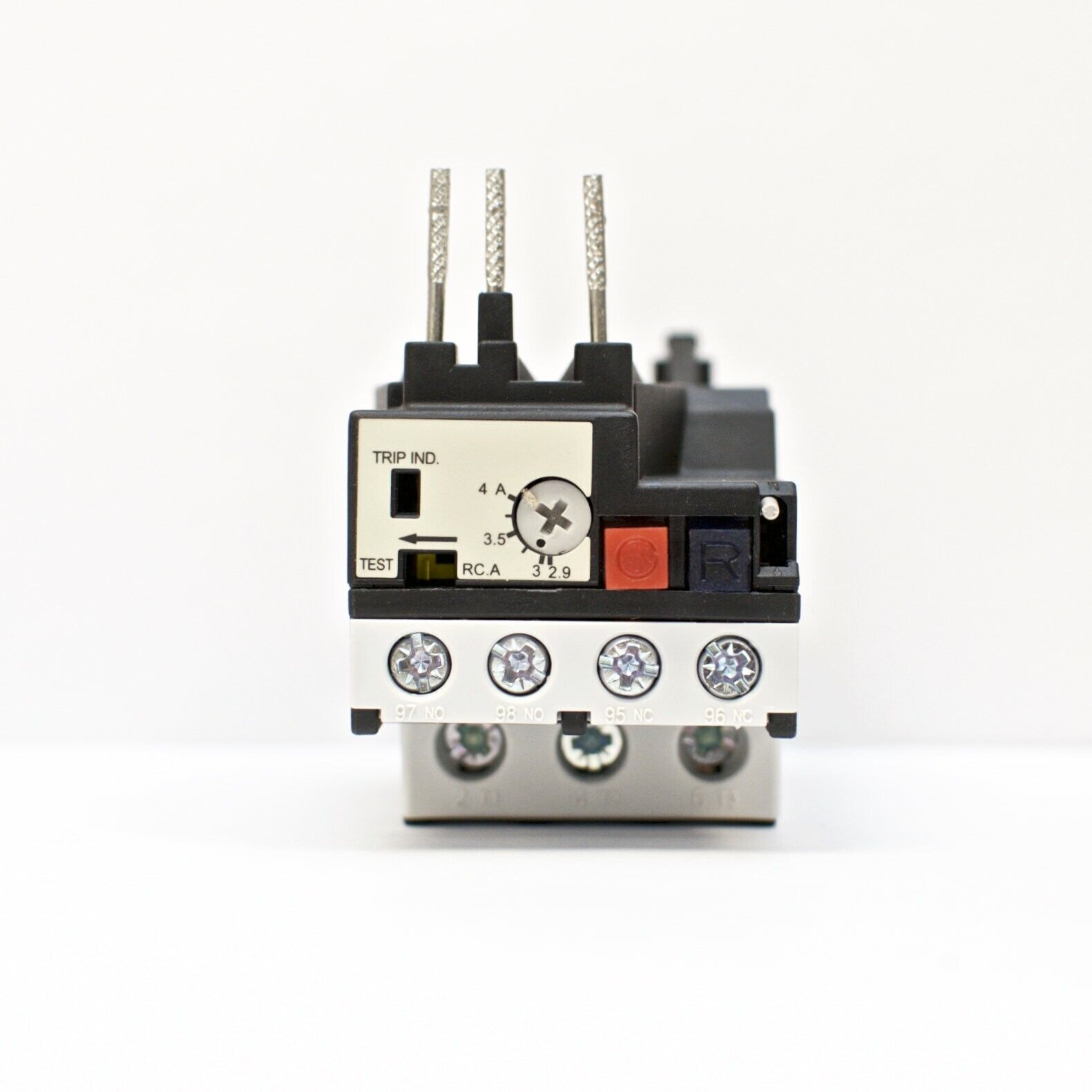 new TECO RHU-10/4K1 thermal overload relay, Amp range: 2.9 ~ 4A TECO