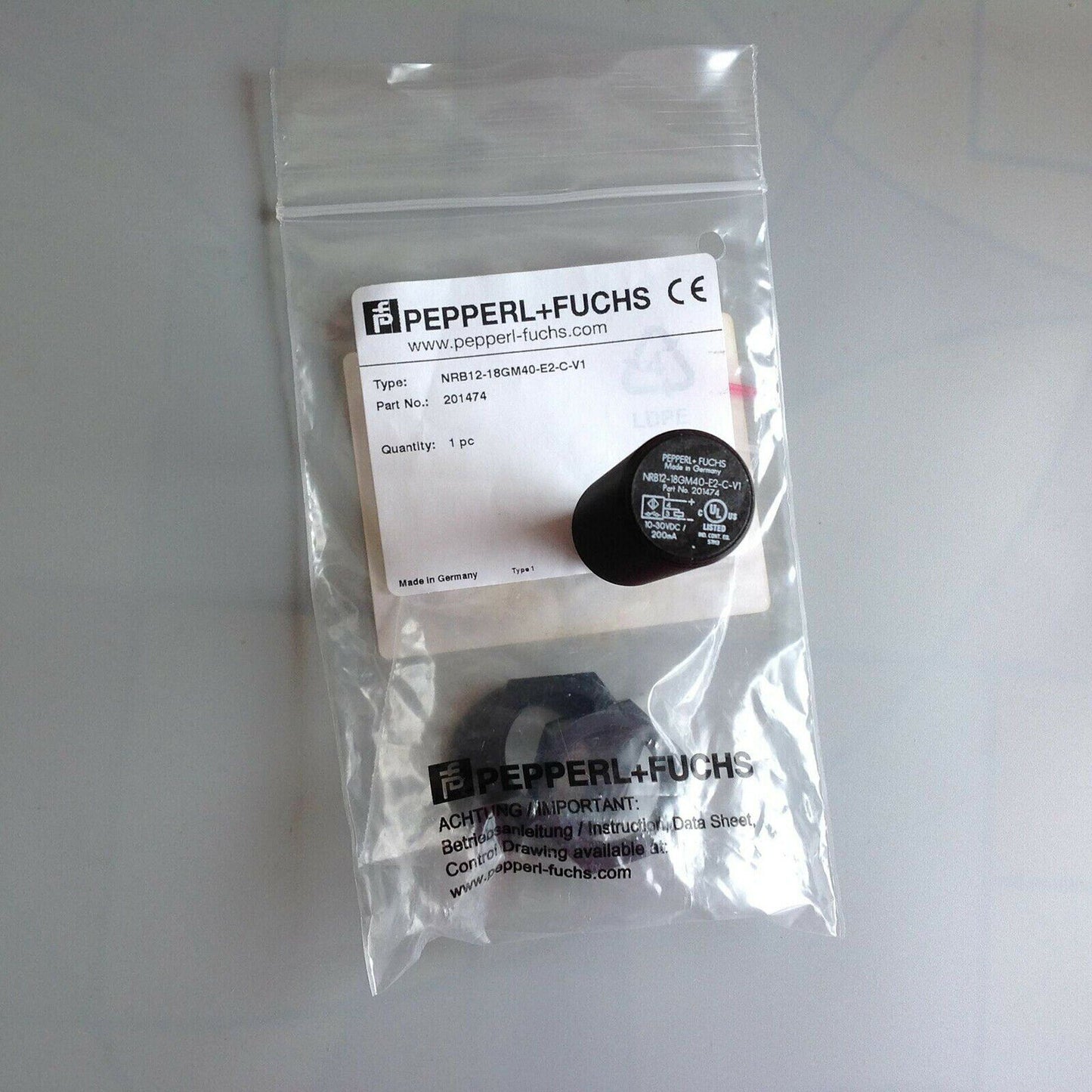 NB12-18GM40-E2-C-V1 Pepperl+Fuchs Proximity Sensor - PEPPERL+FUCHS