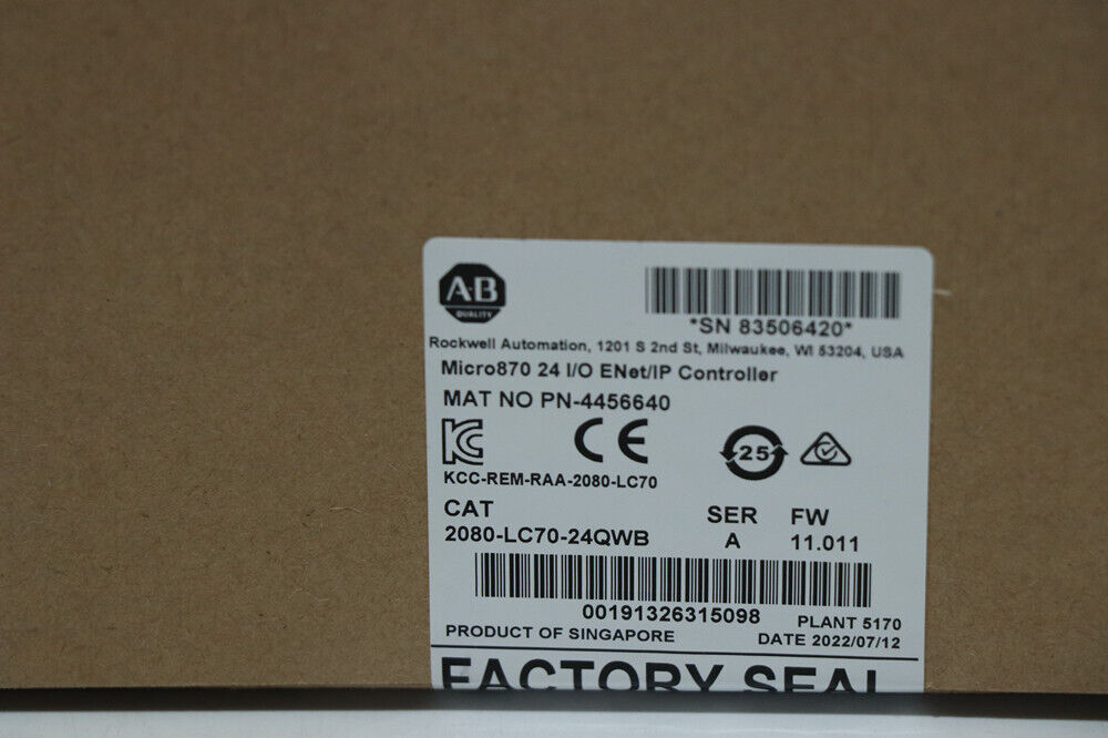 2080 LC70 24QWB Allen-Bradley Ship - ALLEN-BRADLEY