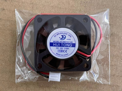 new 1PC HUI TONG HT-04010D12M 12V 0.08A 4CM 2-wire cooling fan
