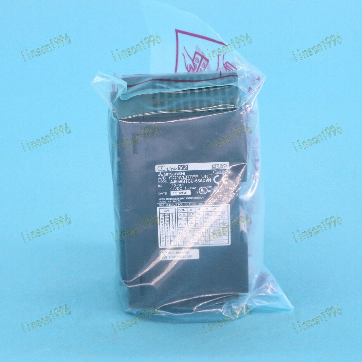 Mitsubishi PLC Module AJ65VBTCU-68ADVN 1-Year Warranty - MITSUBISHI
