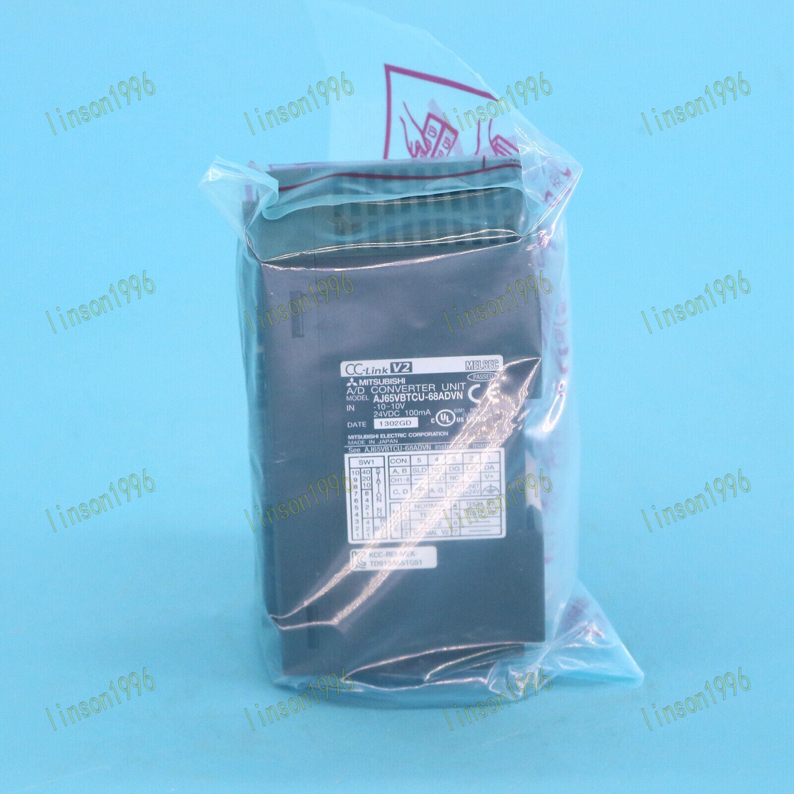 Mitsubishi PLC Module AJ65VBTCU-68ADVN 1-Year Warranty - MITSUBISHI