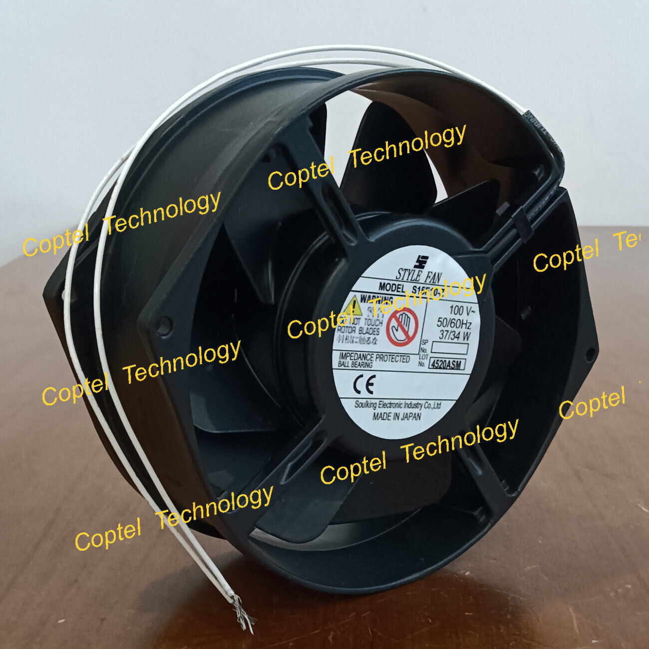 1PC STYLE FAN S15F10-Z 100V 37W/34W high-temperature-resistant cooling fan - STYLE FAN