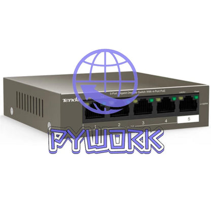 TEG1105P-4-63W 5 Gigabit Network Switches PoE Power Supply Switch VLAN