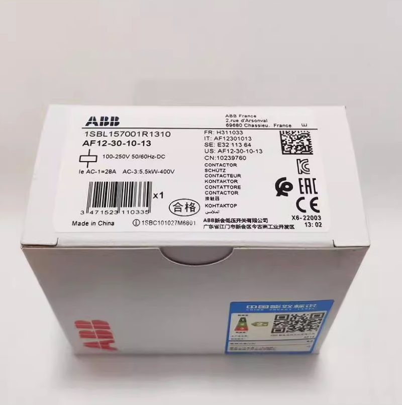 ABB AF12-30-10-13 100-250V 50/60Hz Contactor - ABB