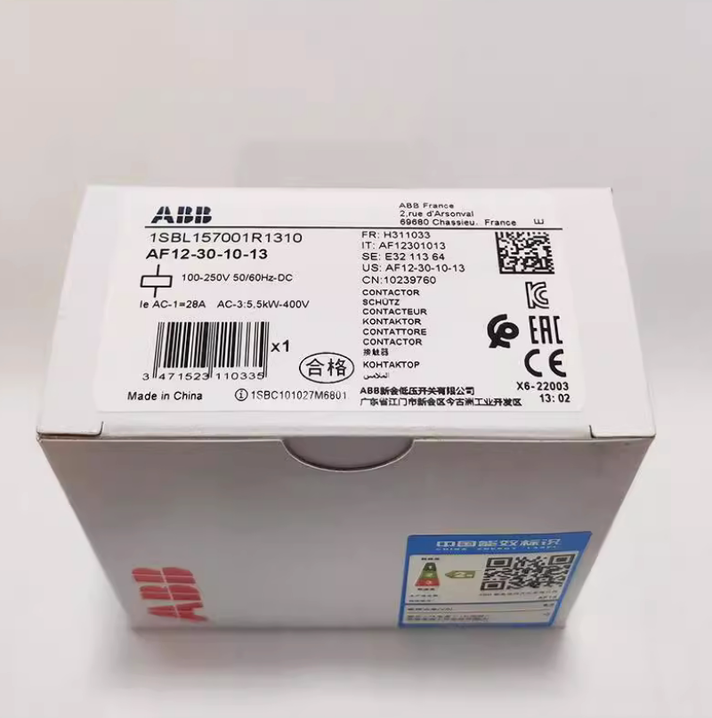 new 1pc ABB AF12-30-10-13 100-250V50/60Hz contactor 1SBL157001R1310