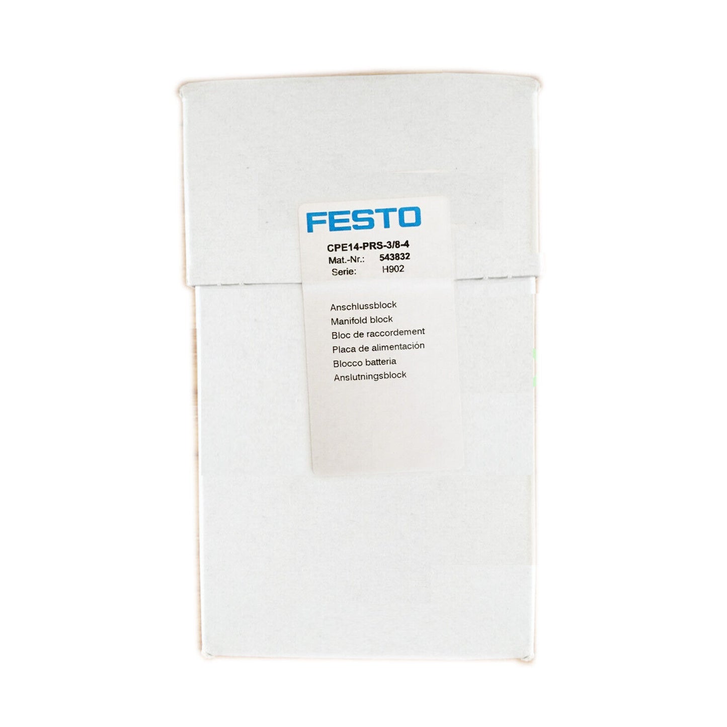 new 1pcs for Festo Pneumatic Block CPE14-PRS-3/8-4 543832 - FESTO