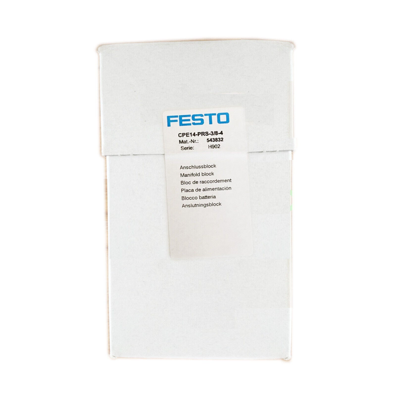 new 1pcs for Festo Pneumatic Block CPE14-PRS-3/8-4 543832 - FESTO
